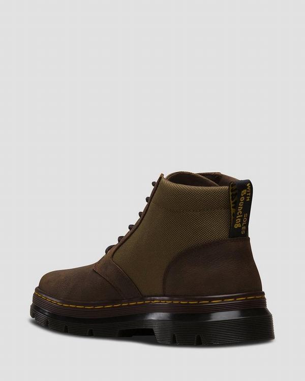 Dr Martens Dámské Chukka Boty Bonny Ii Tmavě Hnědé Olivy Zelené, CZ-165047